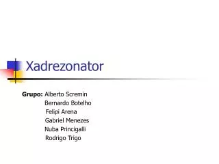 xadrezonator