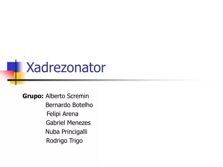 xadrezonator