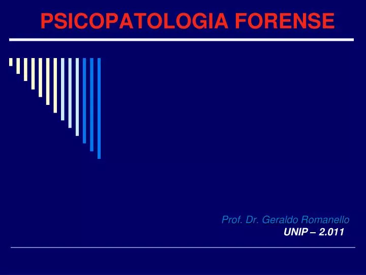 psicopatologia forense