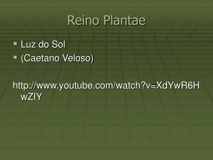 reino plantae