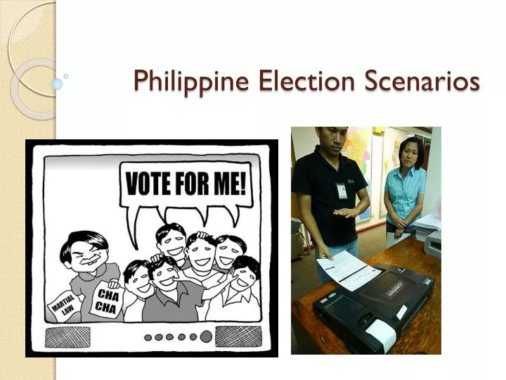 philippine election scenarios