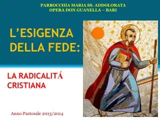 l esigenza della fede
