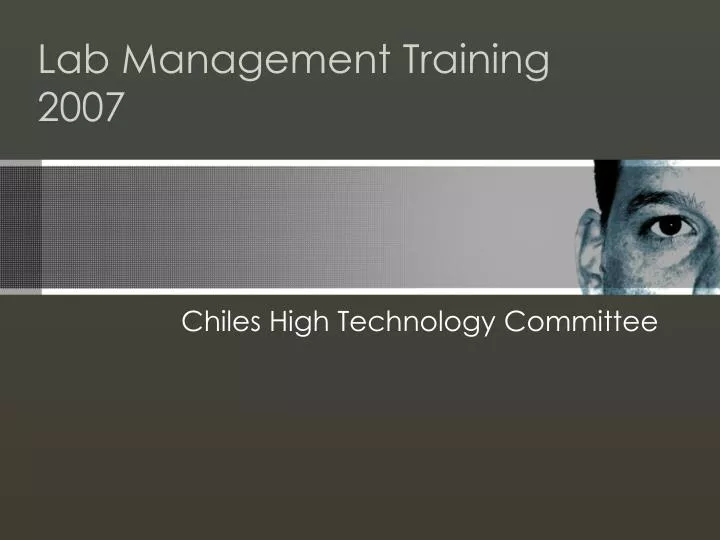 lab management training 2007
