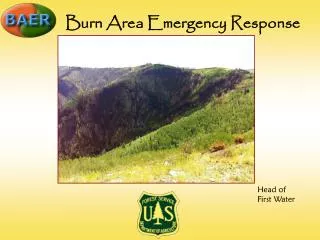 Burn Area Emergency Response