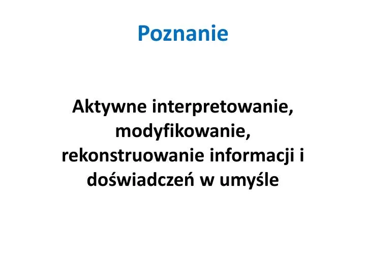 poznanie