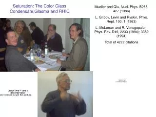 Saturation: The Color Glass Condensate,Glasma and RHIC