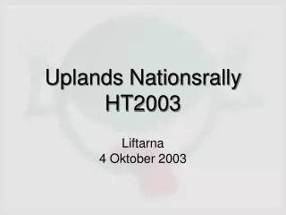 uplands nationsrally ht2003