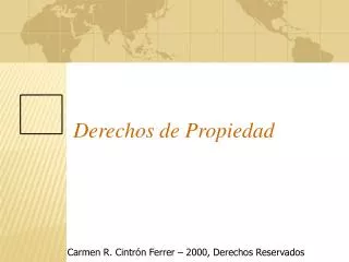 derechos de propiedad