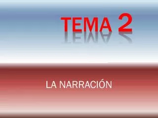 la narraci n