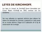 LEYES DE KIRCHHOFF. - slide 1