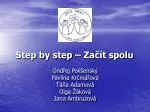Step by step – Začít spolu - slide 1