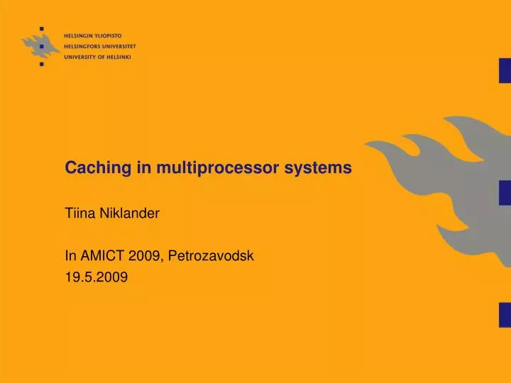 caching in multiprocessor systems