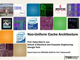 Non-Uniform Cache Architecture