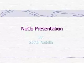 NuCo Presentation