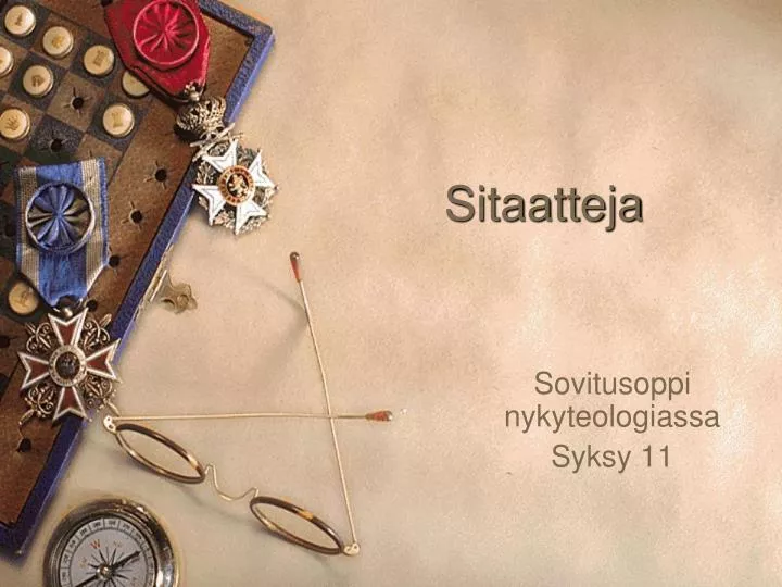 sitaatteja