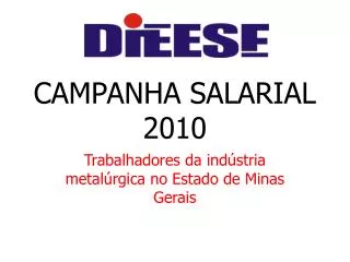 campanha salarial 2010