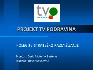 projekt tv podravina