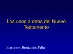Los unos a otros del Nuevo Testamento - slide 1