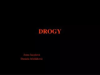 drogy