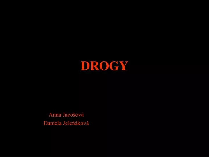 drogy