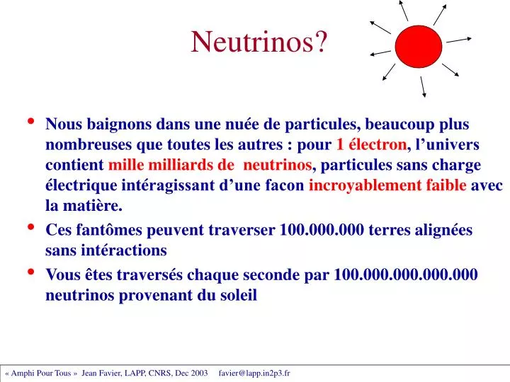 neutrinos