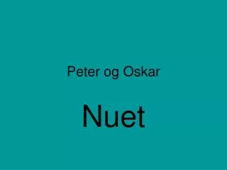peter og oskar