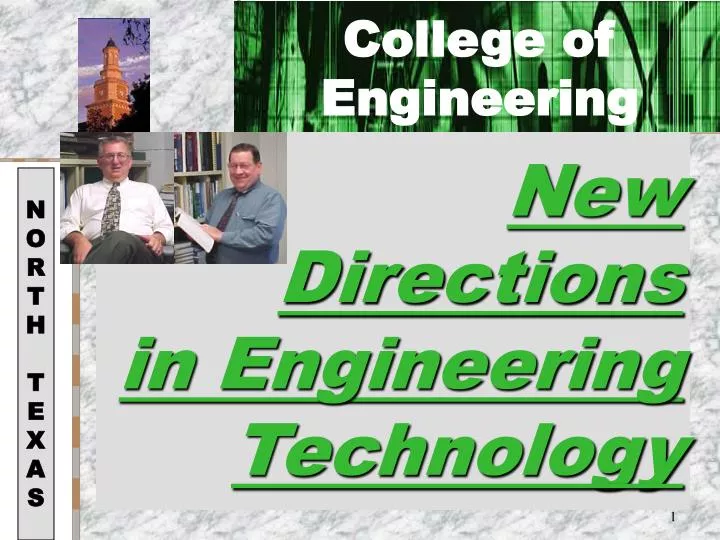 new directions in engineering technology