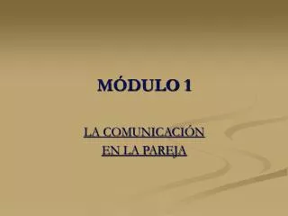 m dulo 1
