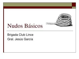 nudos b sicos