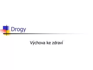 drogy