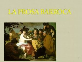 la prosa barroca