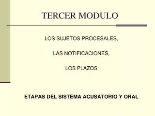 tercer modulo