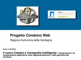 progetto condono web