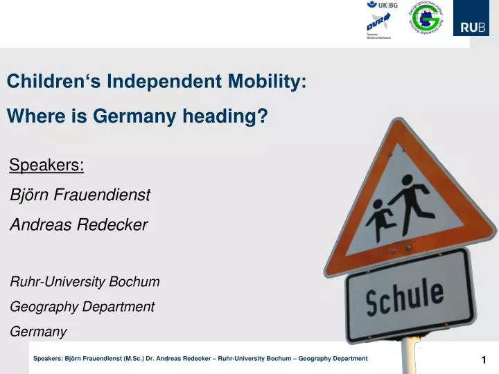 children s independent mobility where is germany heading