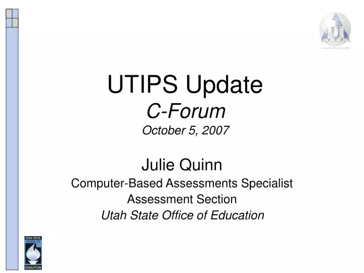utips update c forum october 5 2007