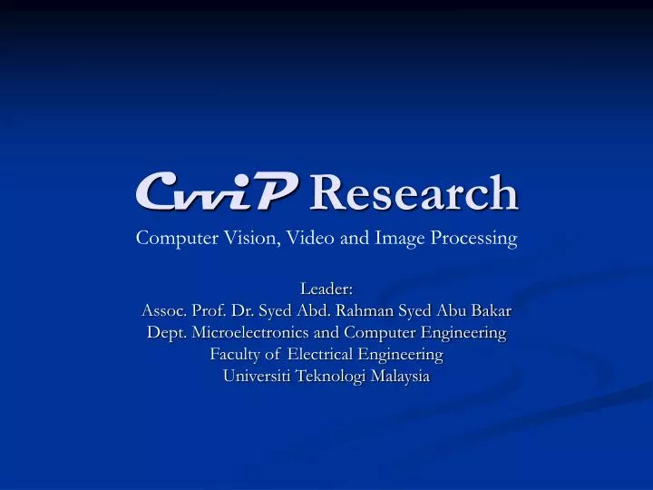 cvvip research