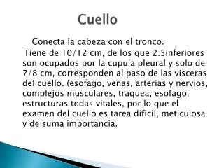 cuello