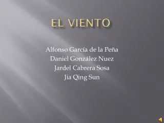 el viento