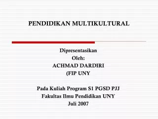 pendidikan multikultural