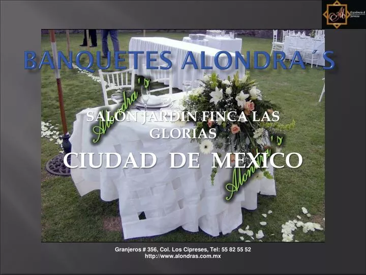 banquetes alondra s