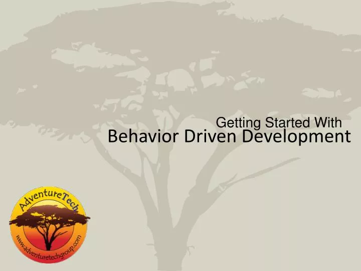 behavior driven development