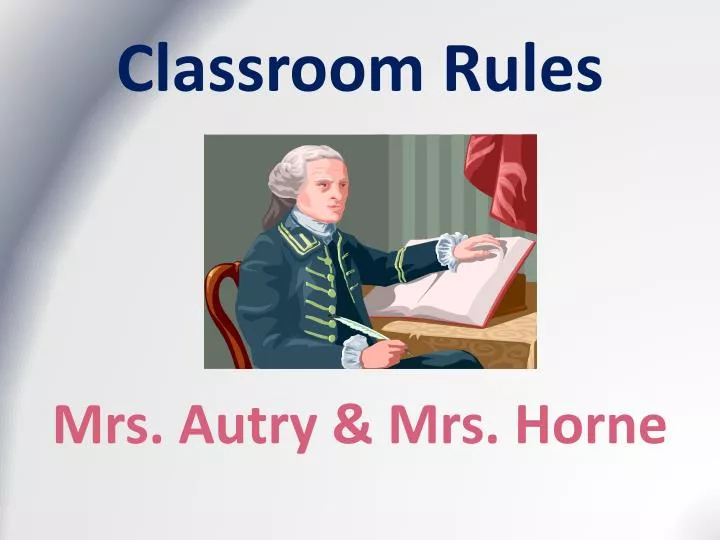 classroom rules