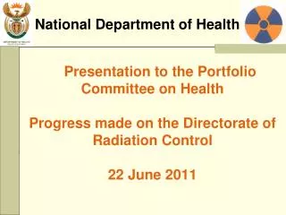 National Department of Health