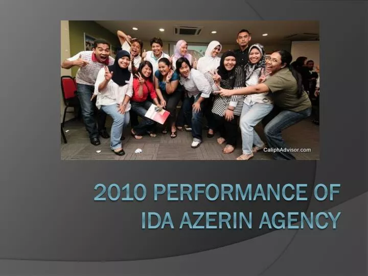 2010 performance of ida azerin agency
