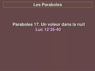les paraboles