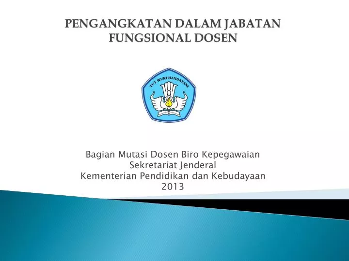 pengangkatan dalam jabatan fungsional dosen