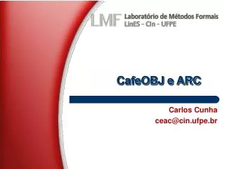 cafeobj e arc