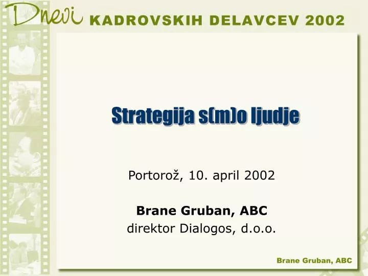 strategija s m o ljudje