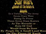 Star Wars - slide 1