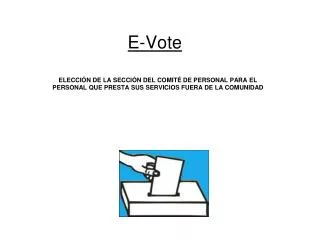 e vote